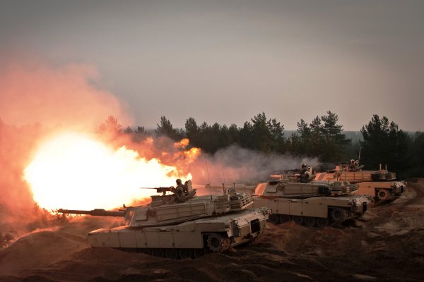 American tanks Latvia