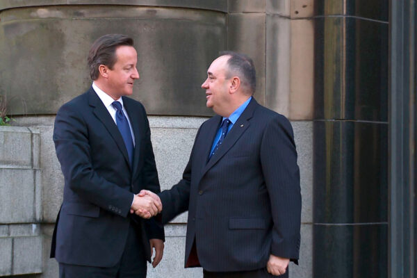 David Cameron Alex Salmond