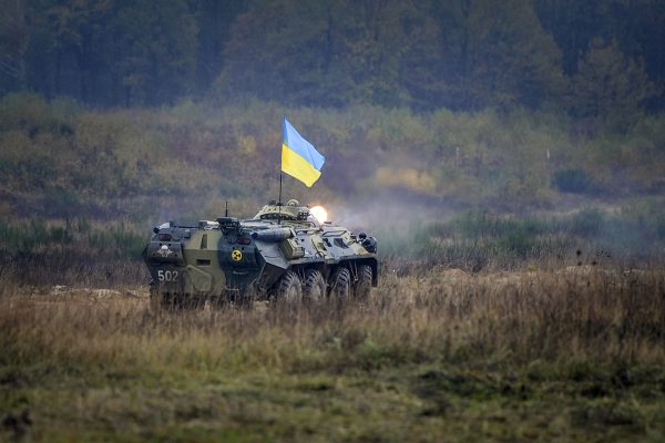 Ukrainian armored personnel carrier
