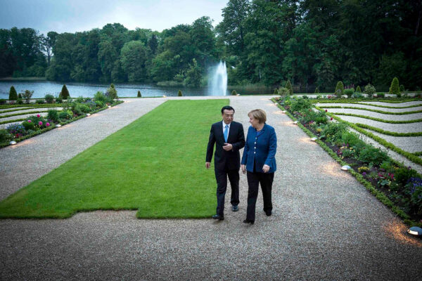 Li Keqiang Angela Merkel