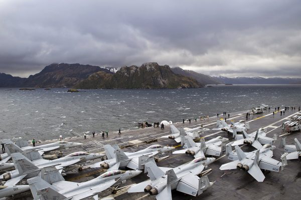 American aircraft carrier George Washington