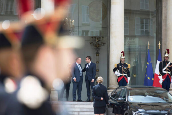 Lars Løkke Rasmussen Emmanuel Macron