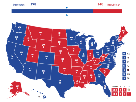 United States Ron Paul Republican Party map