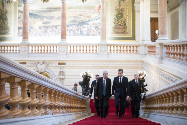 Paolo Gentiloni Emmanuel Macron