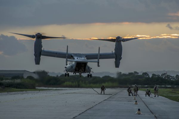 American V-22 Osprey aircraft