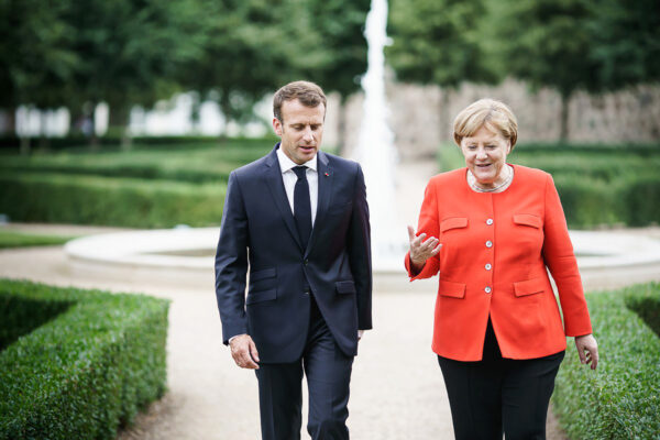 Emmanuel Macron Angela Merkel