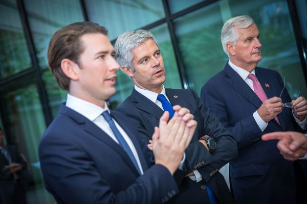 Sebastian Kurz Laurent Wauquiez Michel Barnier