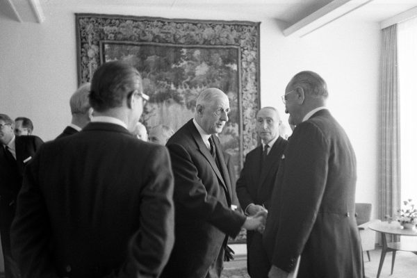 Charles de Gaulle Lyndon Johnson