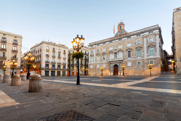 Plaça de Sant Jaume Barcelona Spain