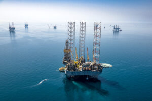 Persian Gulf drilling platforms