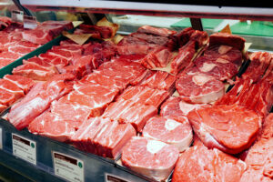 Los Angeles California supermarket meat